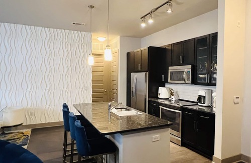 Richardson Apartment | LUXURIOUS APT WITH 2 KING SIZE BED-DOWNTOWN RICHARDSON- FREE PARKING