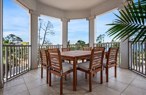 Upper Grand Lagoon Condo | Luxurious bayfront condo in a gated resort with an amazing pool & hot tub