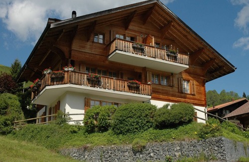 Ruedisbach Ski Chalet | Luxurious Chalet in Habkern with Private Garden