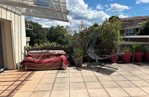 Aubenas Apartment | Luxurious double apartment with 100m2 terrace 5 min from Aubenas town center