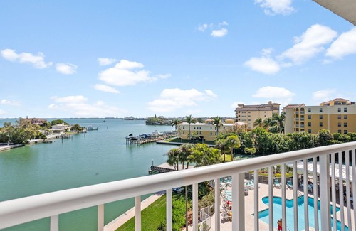 St. Pete Beach Condo | Luxurious, Fully Equipped, 5th Floor Condo with Breathtaking Views of Gulf/Bay