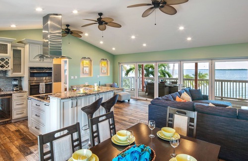 Bay Point House | Luxurious Oceanfront 5BR Property with heated Pool & Waterfall