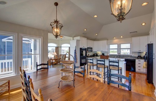 Carova Beach House | Luxurious oceanfront home, elevator, pool, game rm. Friday turnover! 4x4 bch