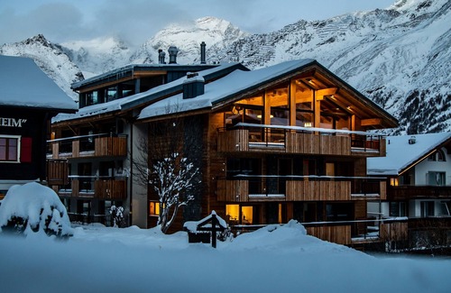 Saas-Fee Apartment | Luxurious penthouse in a prime location in Haus Berghof