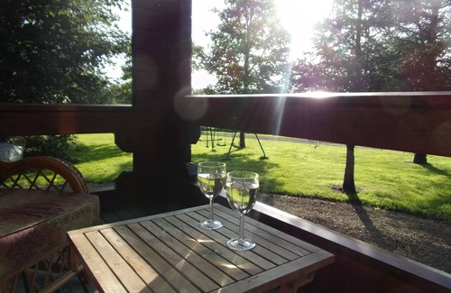 Ballyconnell Cabin | Luxurious Riverfront Log Cabin set in a tranquil woodland location