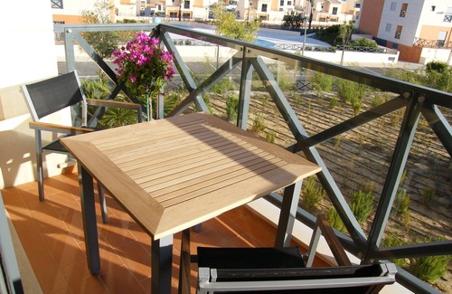Montechoro Apartment | Luxurious spacious apartment with balconies overlooking pool & gardens A/C Wifi