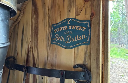 Casper House | Luxuriously Rustic Hand-Crafted Sheep Wagon in Private Wooded Area with Views