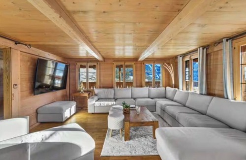 Chateau-d'Oex Ski Chalet | Luxury 5 Bedroom panoramic Chalet - Near Gstaad