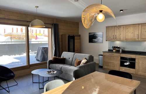Plagne Centre Apartment | Luxury Apartment with terrace in Plagne Centre at the Foot of the Slopes