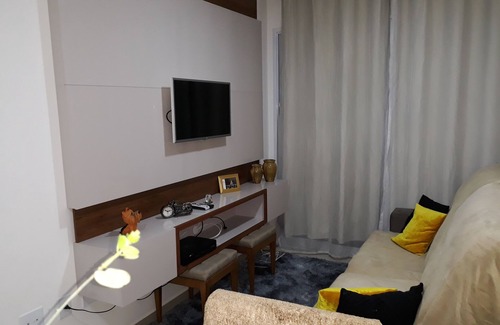 Muquicaba Apartment | LUXURY apartment at 50m from the sea! (Air and Wifi) - Morro Guarapari Beach