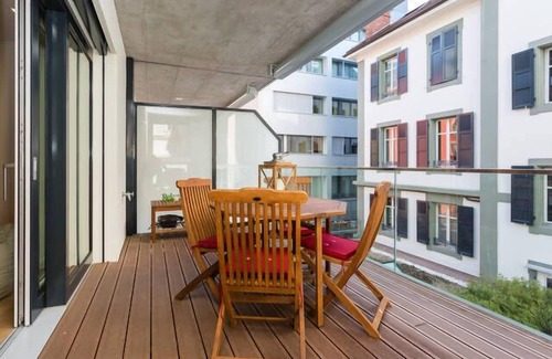Montreux City Centre Apartment | Luxury apartment sleeps 2/3 in the centre with large terrace
