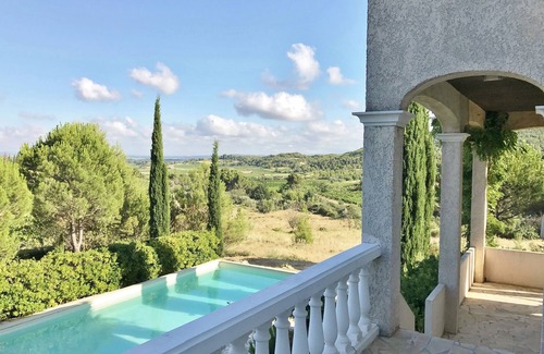 Montouliers Villa | Luxury architect villa with superb views on the landscape and lots of privacy