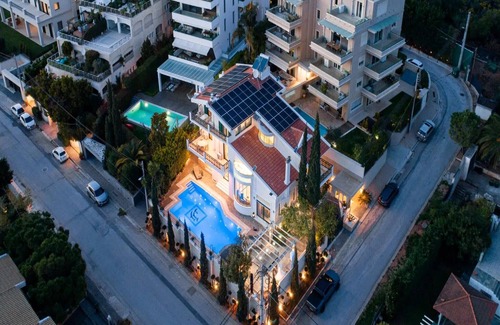 Vari-Voula-Vouliagmeni Villa | Luxury Athens Villa | Villa Azure Breeze | 6 Bedrooms | Sparkling Private Pool.