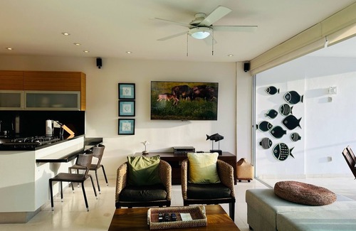 Flamingos Apartment | Luxury beach condo in Aria Ocean
