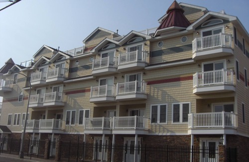 Seaside Heights House | Luxury beach townhome with ocean/beach view from private rooftop deck.