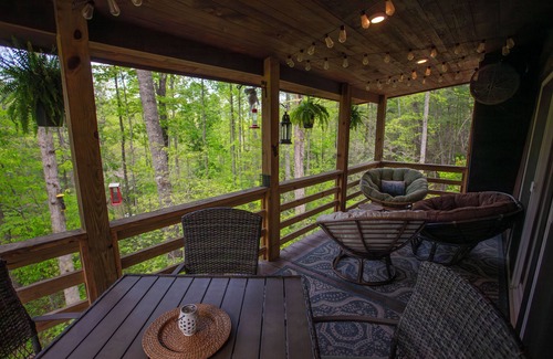 Robbinsville Cabin | Luxury Cabin Retreat – Dog-Friendly, Cozy, Great Wi-Fi and an amazing Jacuzzi!
