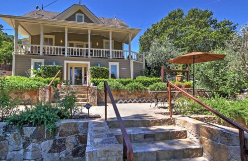 Calistoga House | Luxury Calistoga Home with Pool, Hot Tub and Grill!