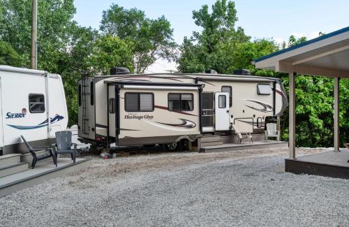 Miller Beach House | Luxury Camper in Dunes Grill Fire Pit
