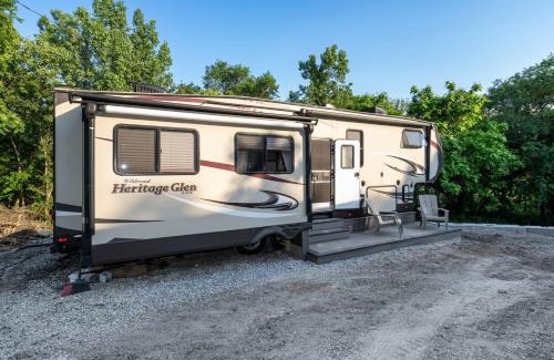 Miller Beach House | Luxury Camper in Dunes Grill Fire Pit