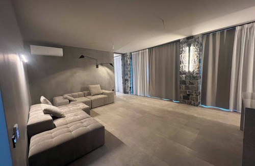Agios Vasileios Villa | Luxury CaveStyle Smart Feature Villa Ikelos, Mountain View in Neromai Residence