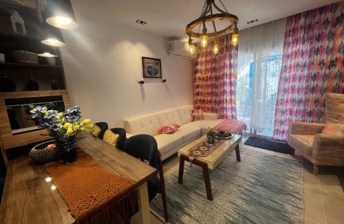 Ad-Dab'ah Ski Chalet | Luxury Chalet by the Pool ground floor with Private garden at Mountain View North Coast