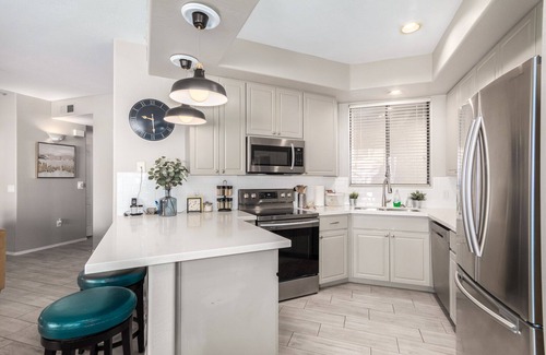 Fox Crossing Condo | Luxury Condo in exclusive Bridges at Ocotillo GATED COMMUNITY *Ground Floor*
