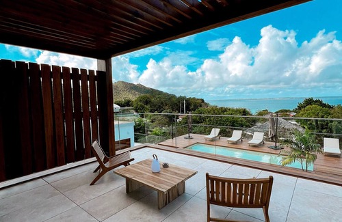 Anse Marcel Apartment | Luxury duplex with private jacuzzi and infinity pool