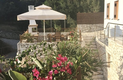 Sivros Villa | Luxury family villa with mountain views near the sea