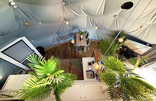 Newton Ferrers House | Luxury Geodome in Devon with Private Hot Tub, Fishing, and 3D Cinema Room