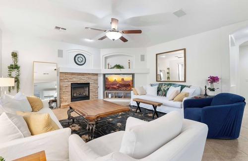 Desert View Village House | Luxury Golf Course Home | Pool, Views & 7 Bedrooms