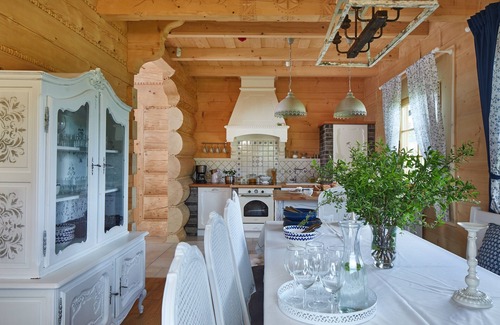 Szaflary Villa | Luxury Highland Style Villa near Zakopane - sauna, pool, jacuzzi and fireplace