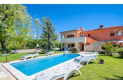Santalezi Cabin | Luxury holiday house with private pool and large garden, near Rabac