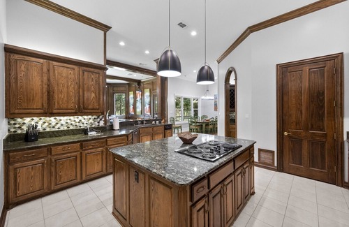 Athens House | Luxury home on 27 wooded acres with two private lakes in Athens, Texas.
