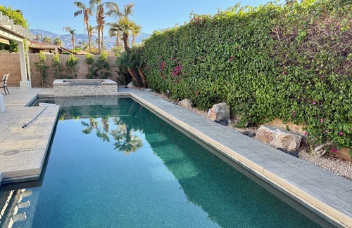 Palm Desert House | Luxury Home With Salt Water Pool &Spa & Theater Room --1.5 miles from El Paseo!