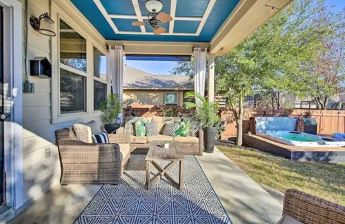 Buda House | Luxury Home with Spa, Trampoline, Outdoor living, & massive living spaces!