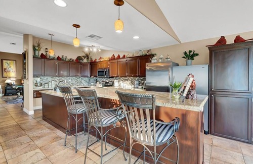 Silverado Ranch House | Luxury Home with Strip Views from Dining Room, and 2 Patios