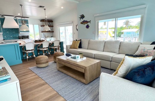 Indian Waterways House | Luxury Islamorada Oasis: Pool, Dock, Fire Pit, King Beds & Canal Views