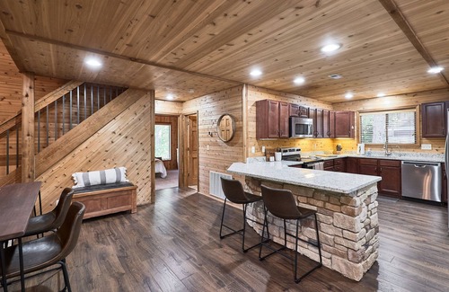 Innsbrook Ski Chalet | Luxury, Lakefront Chalet; Dock, Grills, Sasquatch & Firepits with a view