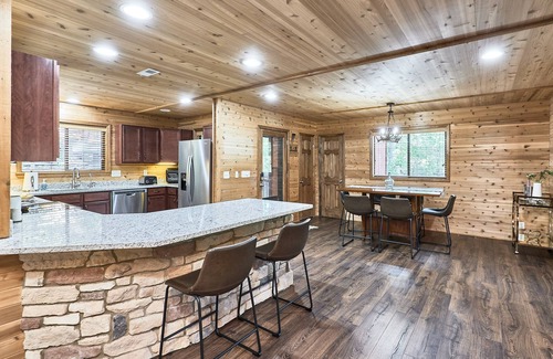 Innsbrook Ski Chalet | Luxury, Lakefront Chalet; Dock, Grills, Sasquatch & Firepits with a view