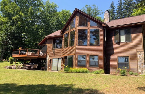 Sabael House | Luxury Lakefront Home on Indian Lake, NY-One October Fall Foliage Week Left!