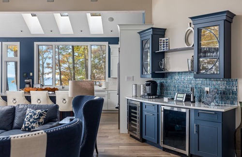 Fennville House | Luxury Lakeside Stunner w/Beach, Firepit, Games