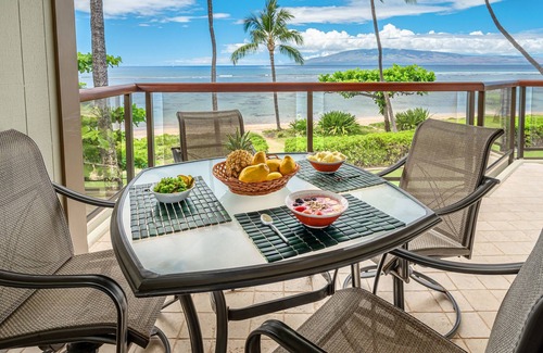 Historic Lahaina Front Street Condo | Luxury Maui Paradise right on the beach, Puunoa Beach Estate #201