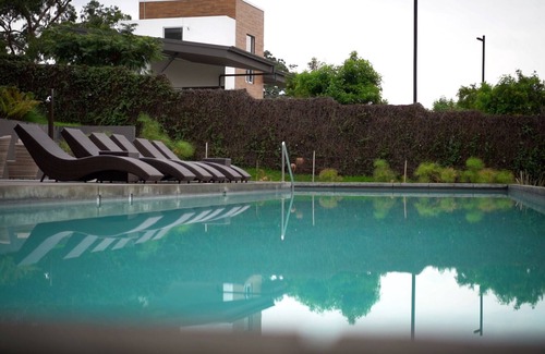 Escazu Apartment | Luxury Modern Escazu 1 Bedroom Apartment Views, Pool, Gated, 24/7 Security