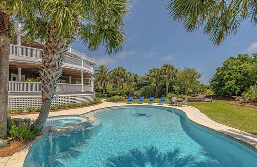 East Beach House | Luxury Oceanfront Home with Pool, Guest House, Tiki Bar and Direct Beach Access