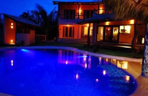 Troncones House | Luxury Oceanfront Villa, AC, Pool & Private Beach at Casa Luna (1-21 people)