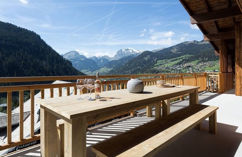 Chatel Apartment | Luxury Penthouse 10 pers - fireplace, near centre and slopes