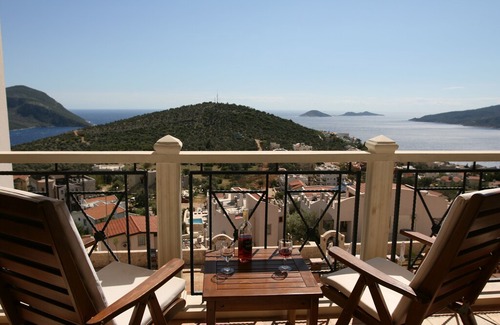 Kalkan Apartment | Luxury Penthouse Apartment - Spectacular Sea and Mountain Views - Large Pool