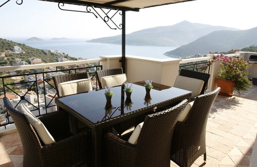 Kalkan Apartment | Luxury Penthouse Apartment - Spectacular Sea and Mountain Views - Large Pool