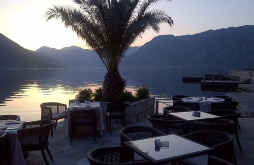 Dobrota Villa | Luxury penthouse in traditional stone villa overlooking Kotor Fjord
