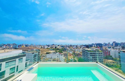 Chacarilla-Santa Cruz Apartment | Luxury Penthouse private jacuzzi Miraflores Lima